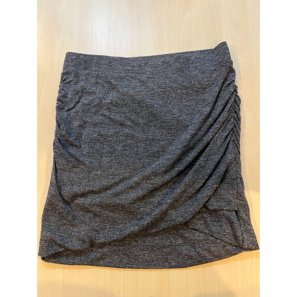 Banana Republic size large Women Gray Casual Skirt mini short stretch mini